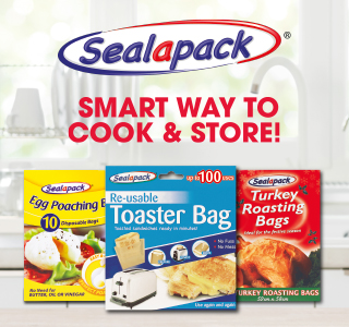 40 Strong Plastic Resealable and Reuseable Airtight Sandwich Bags Sealapack